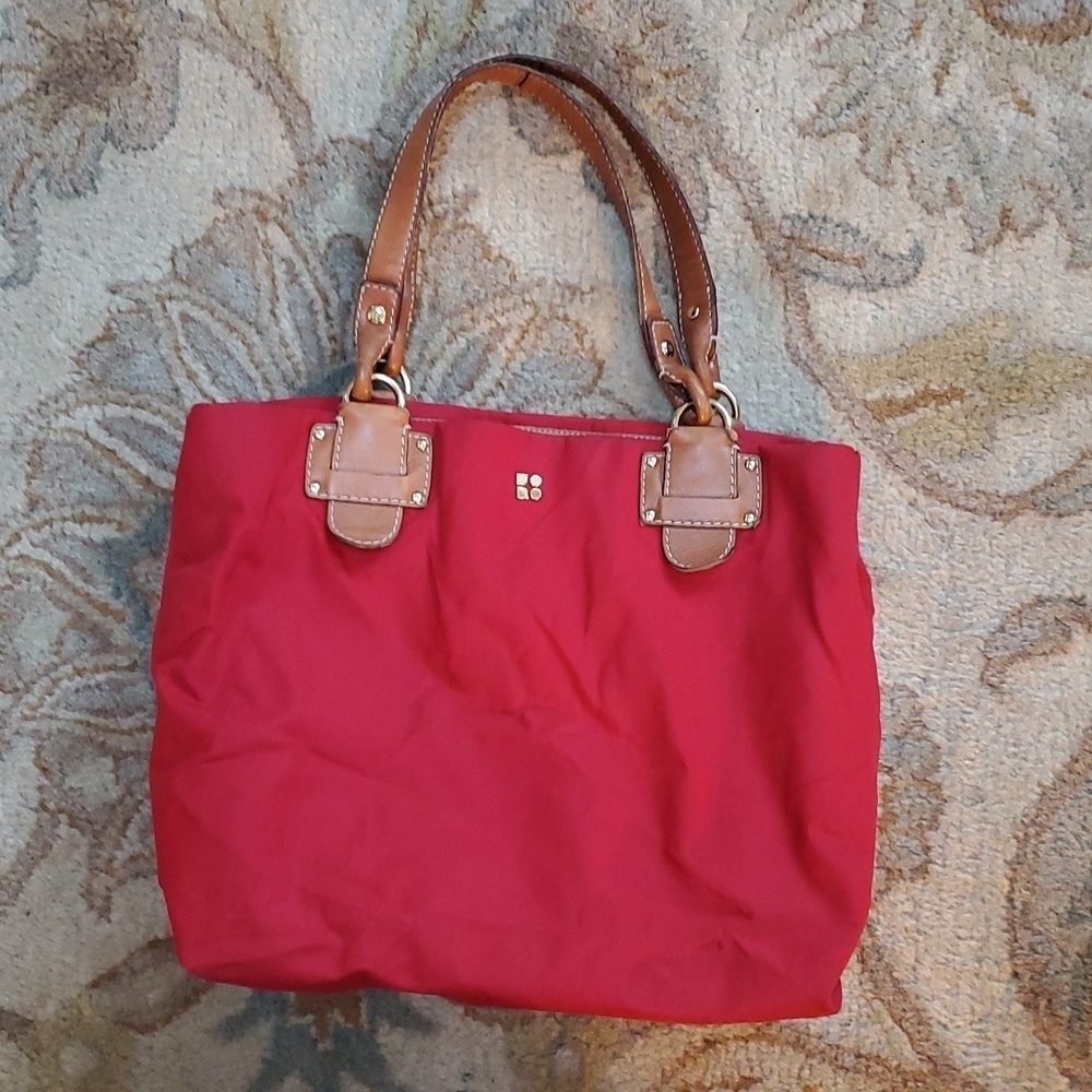 Kate Spade red nylon shoulder bag